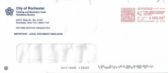 postmarked envelope 03_25_2025